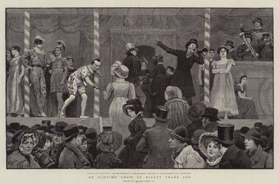 An Old-Time Show of Eighty Years Ago by Charles Green